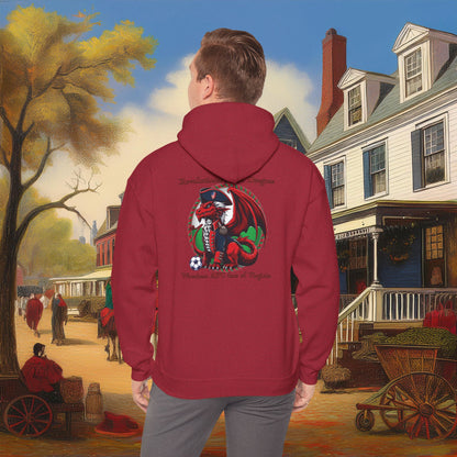 Revolutionary Red Dragons Front & Back Logo Hoodie