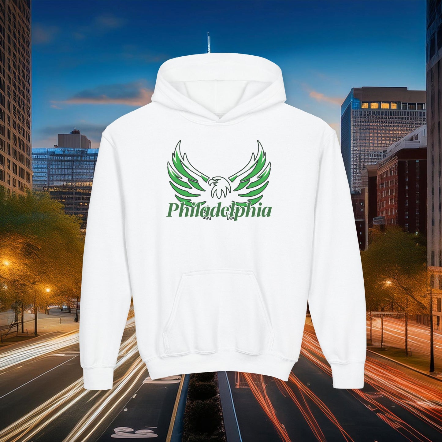 Philadelphia Eagle Logo Youth Hoodie