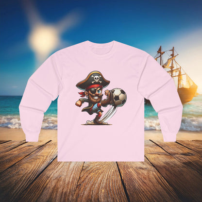 St Pauli Pirate Soccer Long Sleeve Tee