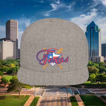 Texas Baseball Flat Bill Snapback