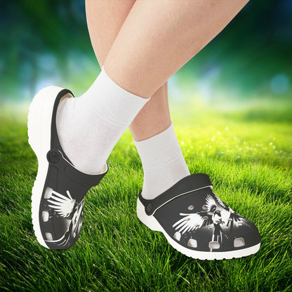 Newcastle Magpie Graffiti Foam Clogs