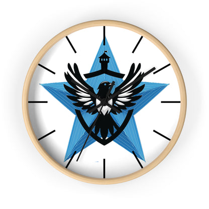 Blue Star Mags Wall Clock