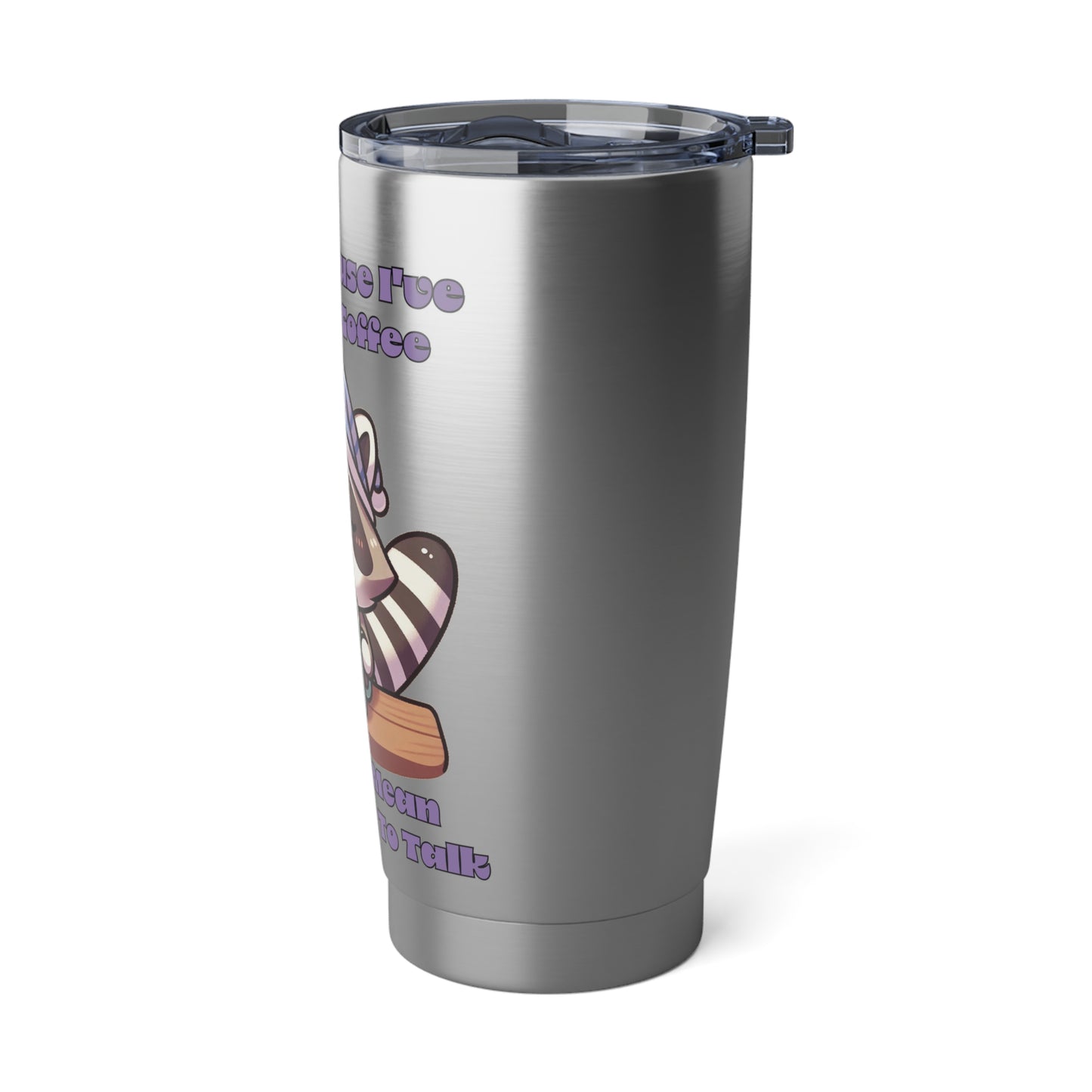 Raccoon Coffee 20oz Travel Tumbler