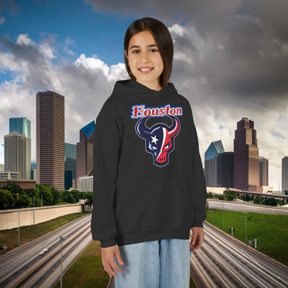 Houston Skull Youth Hoodie