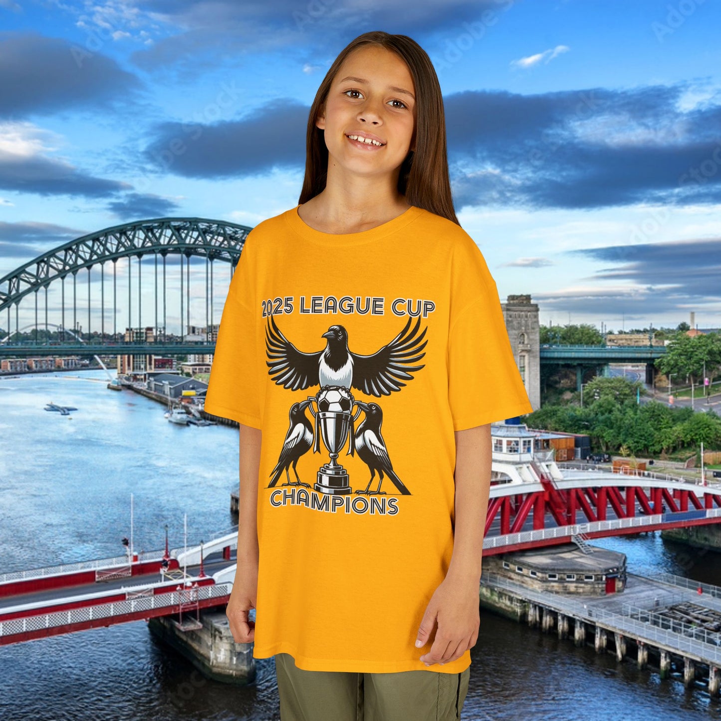 NUFC 2025 Carabao Cup Kids Tee