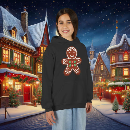 Gingerbread Man Youth Hoodie