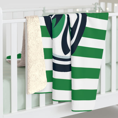Celtic FC Logo Sherpa Fleece Blanket