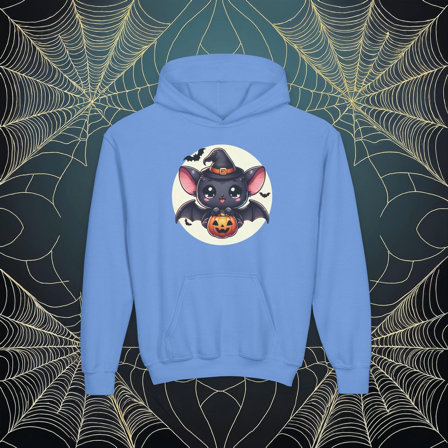 Trick or Treat Bat Youth Hoodie