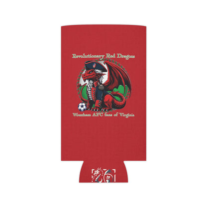 Revolutionary Red Dragons Logo Can Cooler