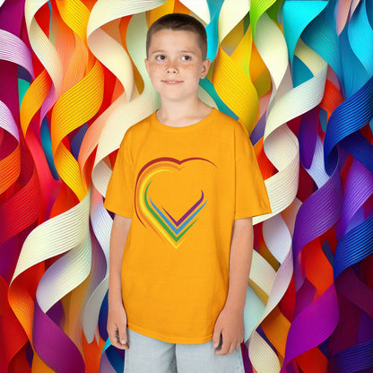 Rainbow Heart Kids Tee