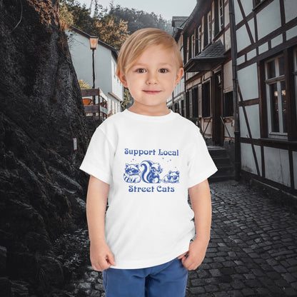 Support Local Street Cats Toddler Tee