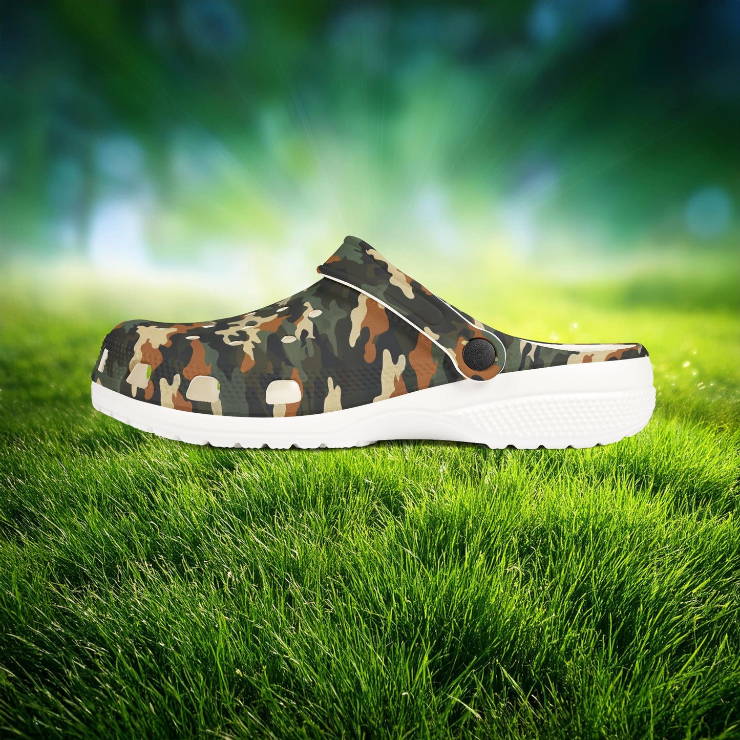 Camouflage Foam Clogs
