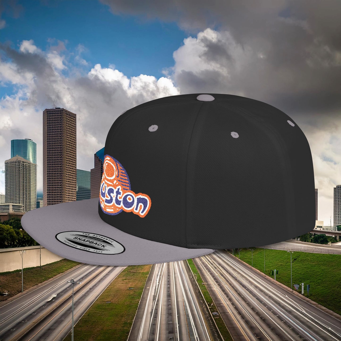 Houston Astronaut Flat Bill Snapback