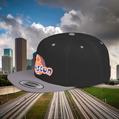 Houston Astronaut Flat Bill Snapback