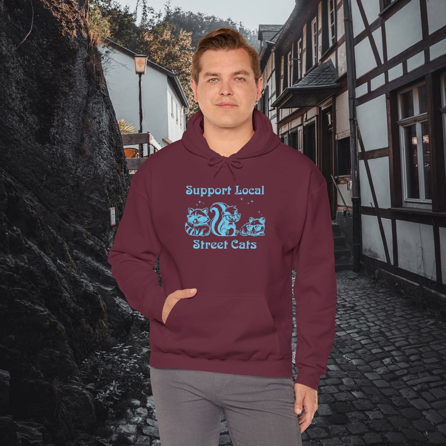 Support Local Street Cats Hoodie