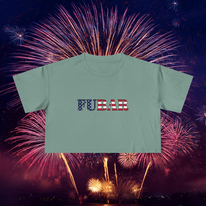 USA FUBAR Women's Crop Tee