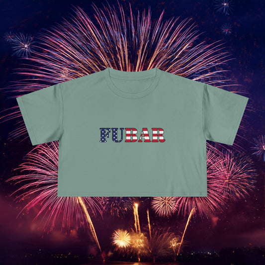 USA FUBAR Women's Crop Tee