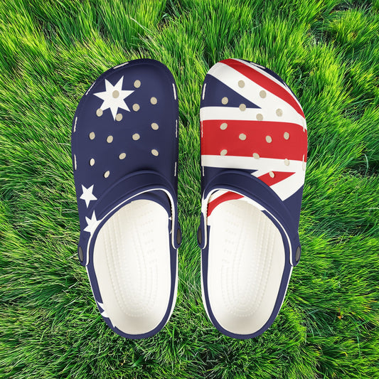 Australian Flag Foam Clogs