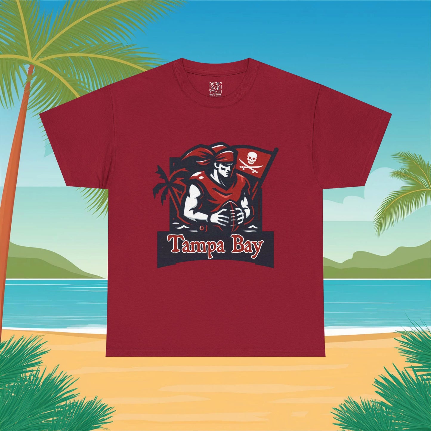 Tampa Bay Football Player Tee