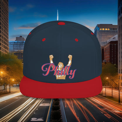 Philly Rocky Statue Flat Bill Snapback