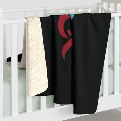 Arizona Baseball Logo Sherpa Fleece Blanket