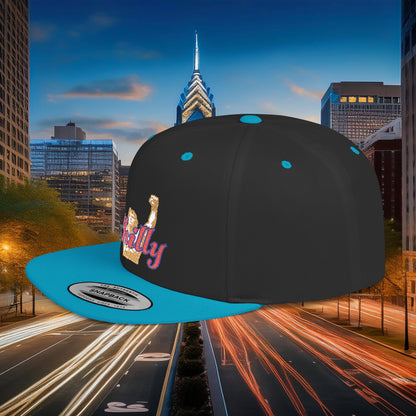Philly Rocky Statue Flat Bill Snapback