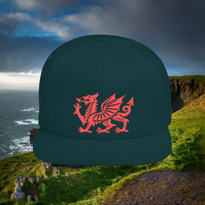 The Welsh Dragon Flat Bill Snapback