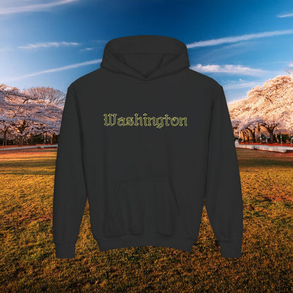 Washington Spirit Yellow Design Youth Hoodie