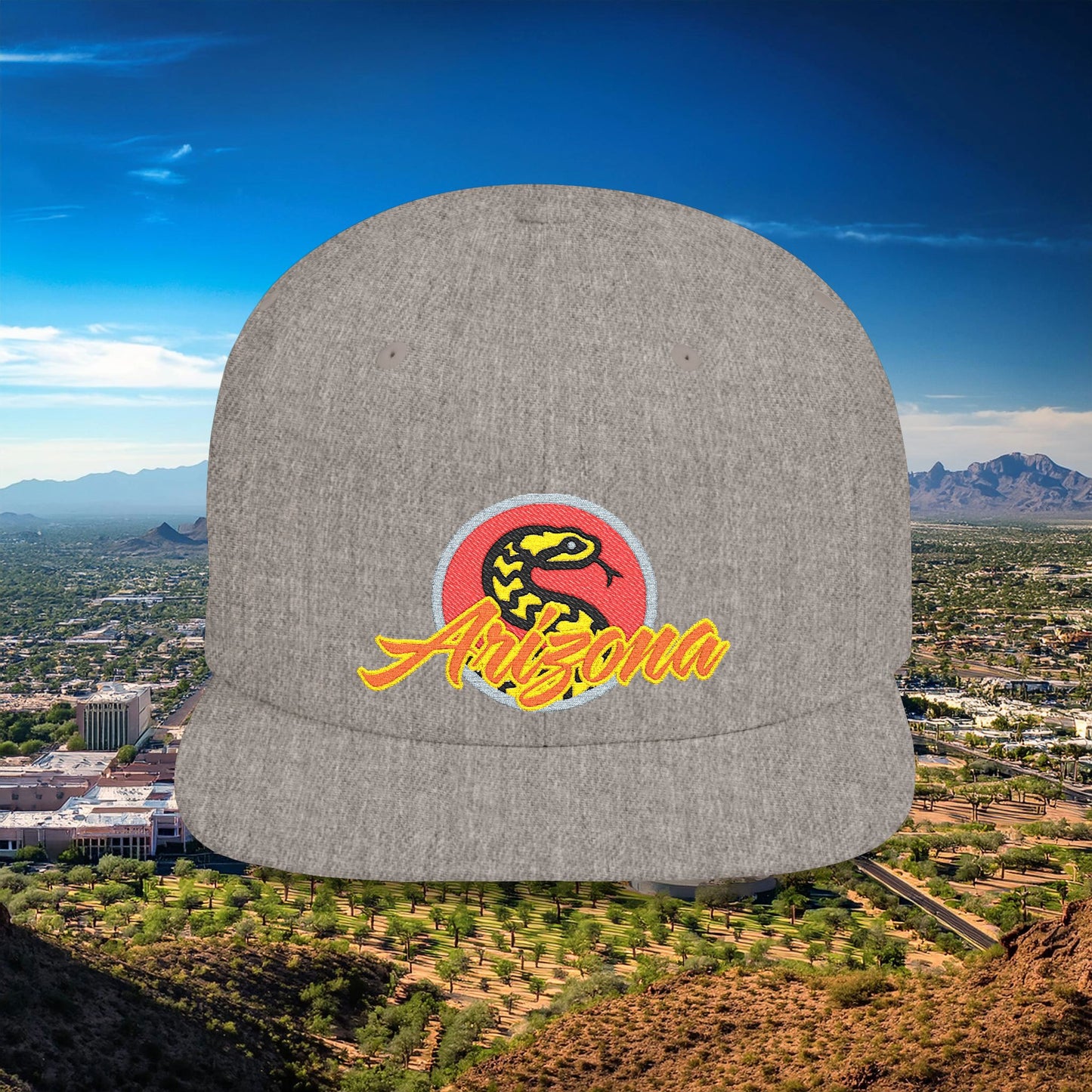 Arizona Baseball Flat Bill Snapback