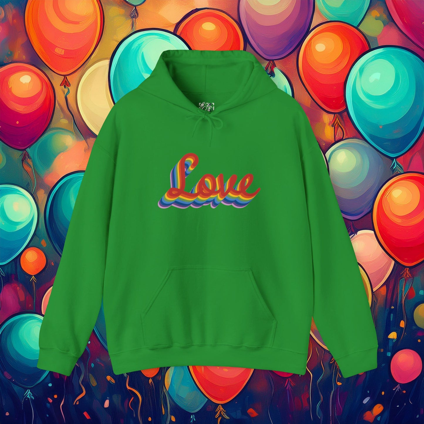 Rainbow Love Unisex Hoodie