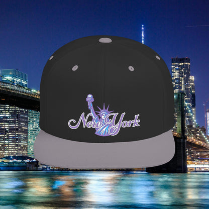 New York Statue of Liberty Flat Bill Snapback