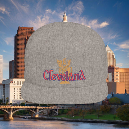 Cleveland Baseball Logo Flat Bill Snapback