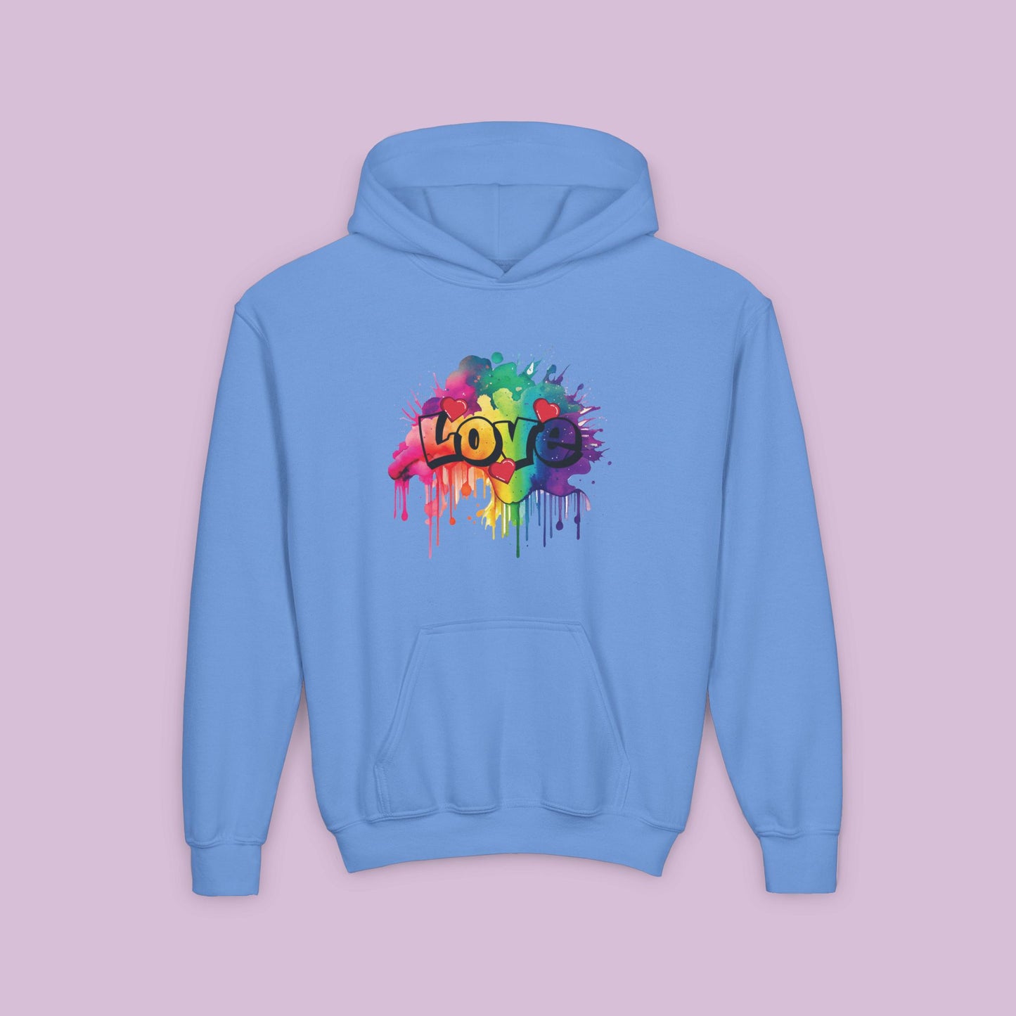 Love Color Bomb Youth Hoodie