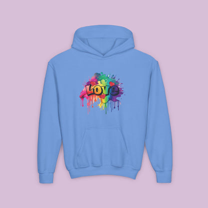 Love Color Bomb Youth Hoodie