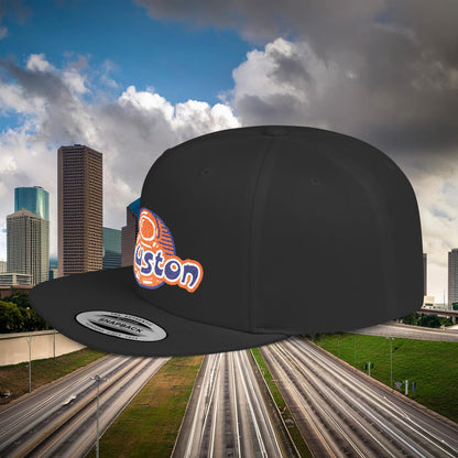 Houston Astronaut Flat Bill Snapback