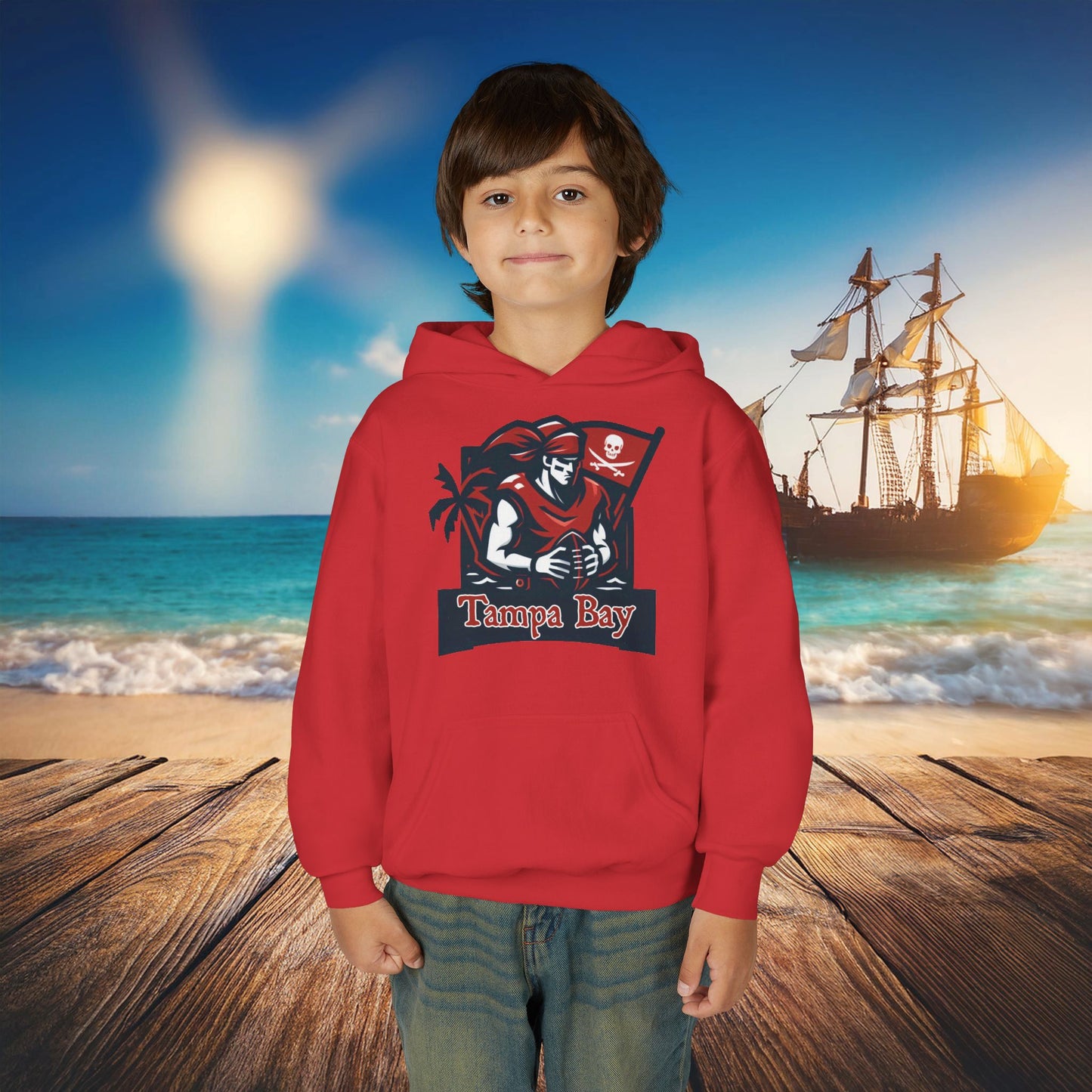 Tampa Bay Football Player Youth Hoodie