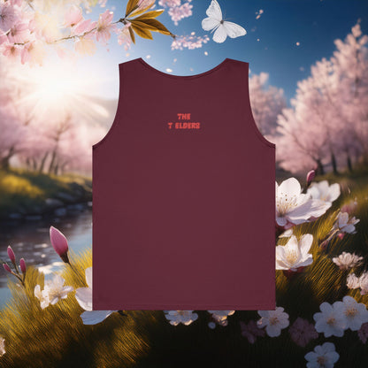 The T Elders Butterfly Unisex Heavy Cotton Tank Top