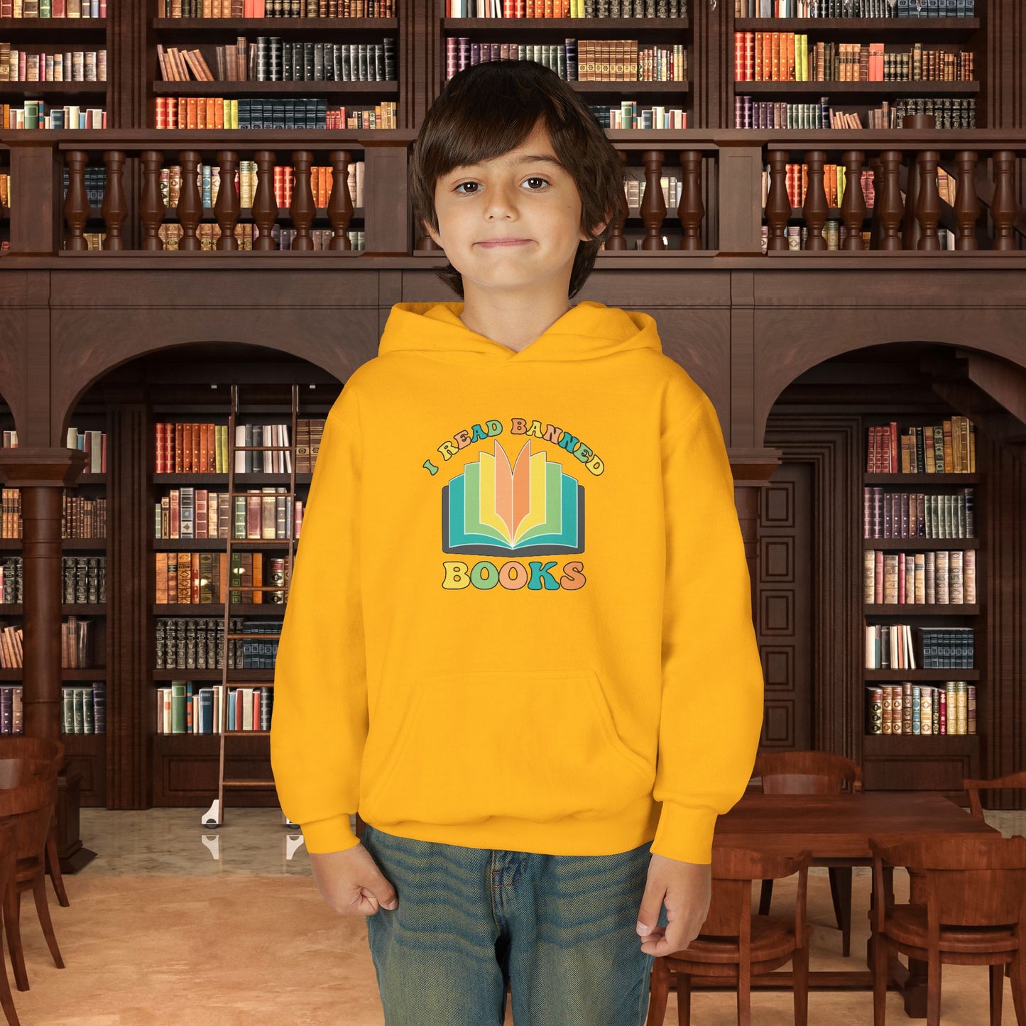 I Read Banned Books Youth Hoodie