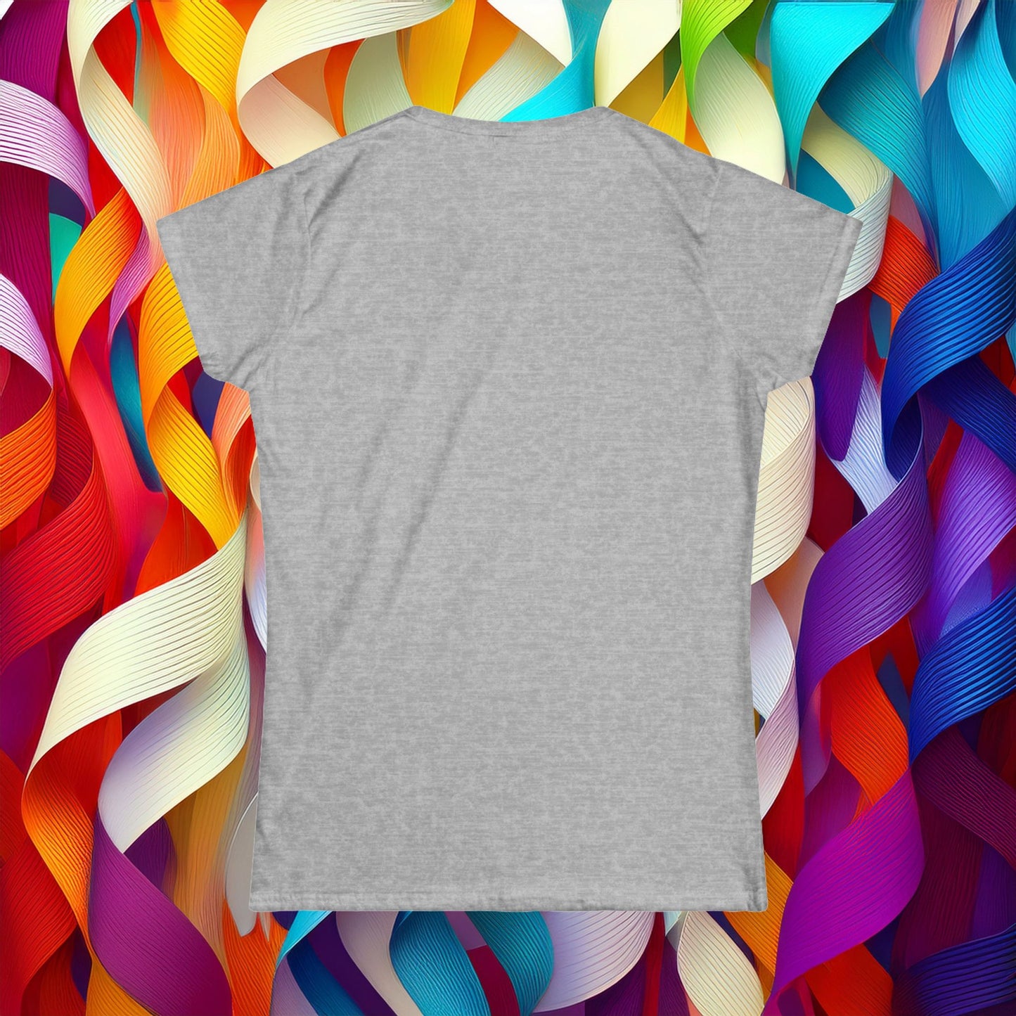 Rainbow Heart Women's Softstyle Tee