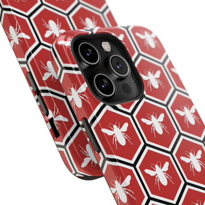Honeycomb Bee Impact-Resistant Phone Case