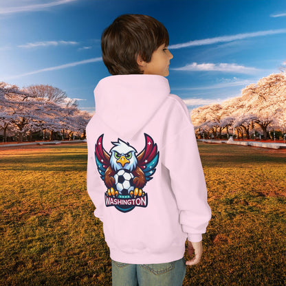 Washington Spirit Eagle Design Youth Hoodie