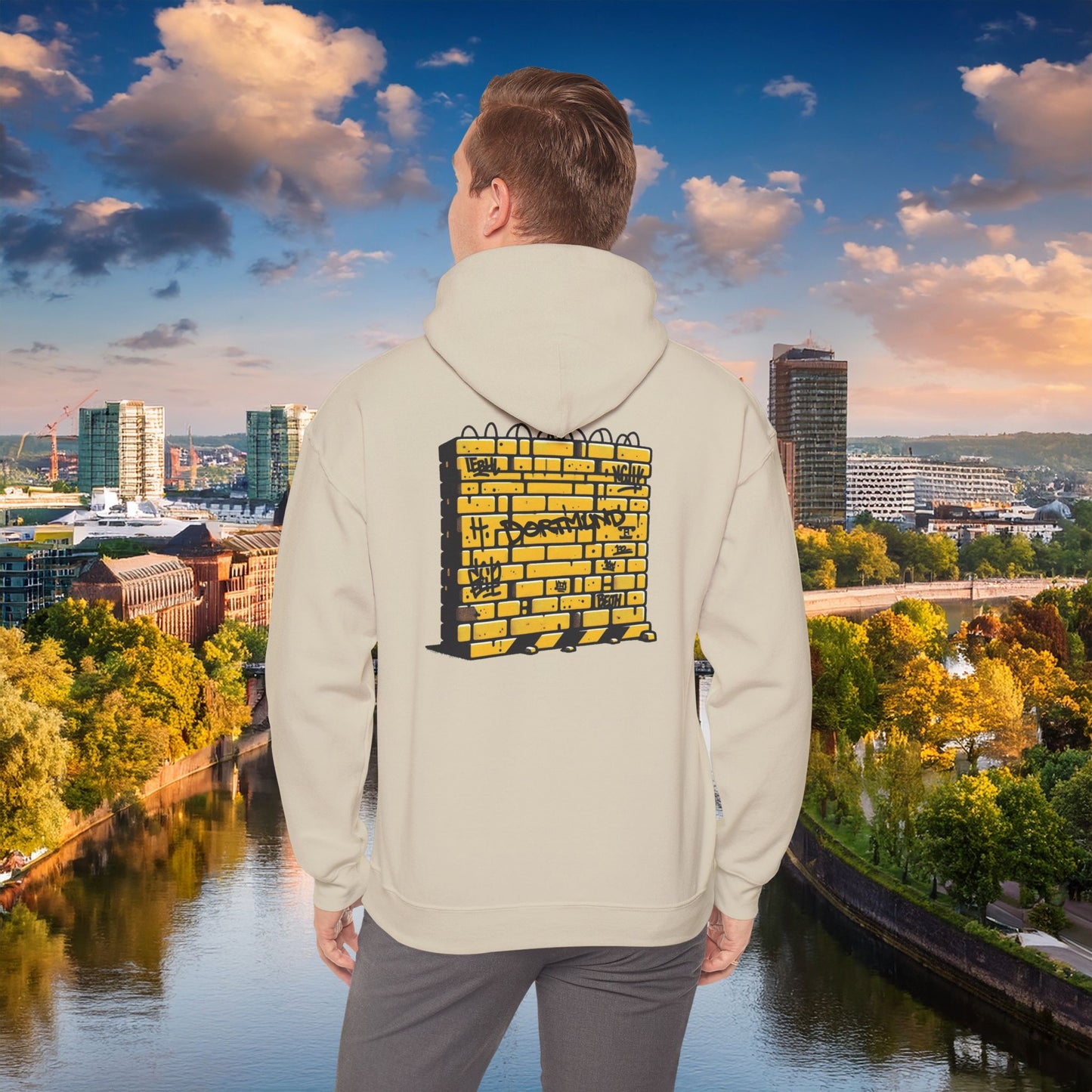 Dortmund Honeycomb Graffiti Hoodie