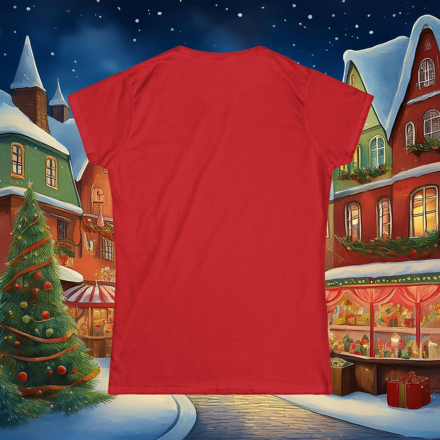 Newcastle United Santa Is A Geordie Women's Tee