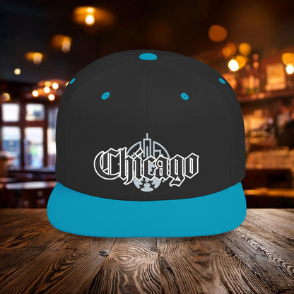 Chicago Baseball Logo Flat Bill Snapback