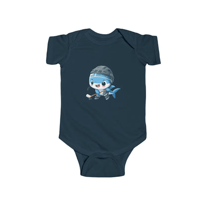 San Jose Hockey Mini Shark Player Infant Bodysuit