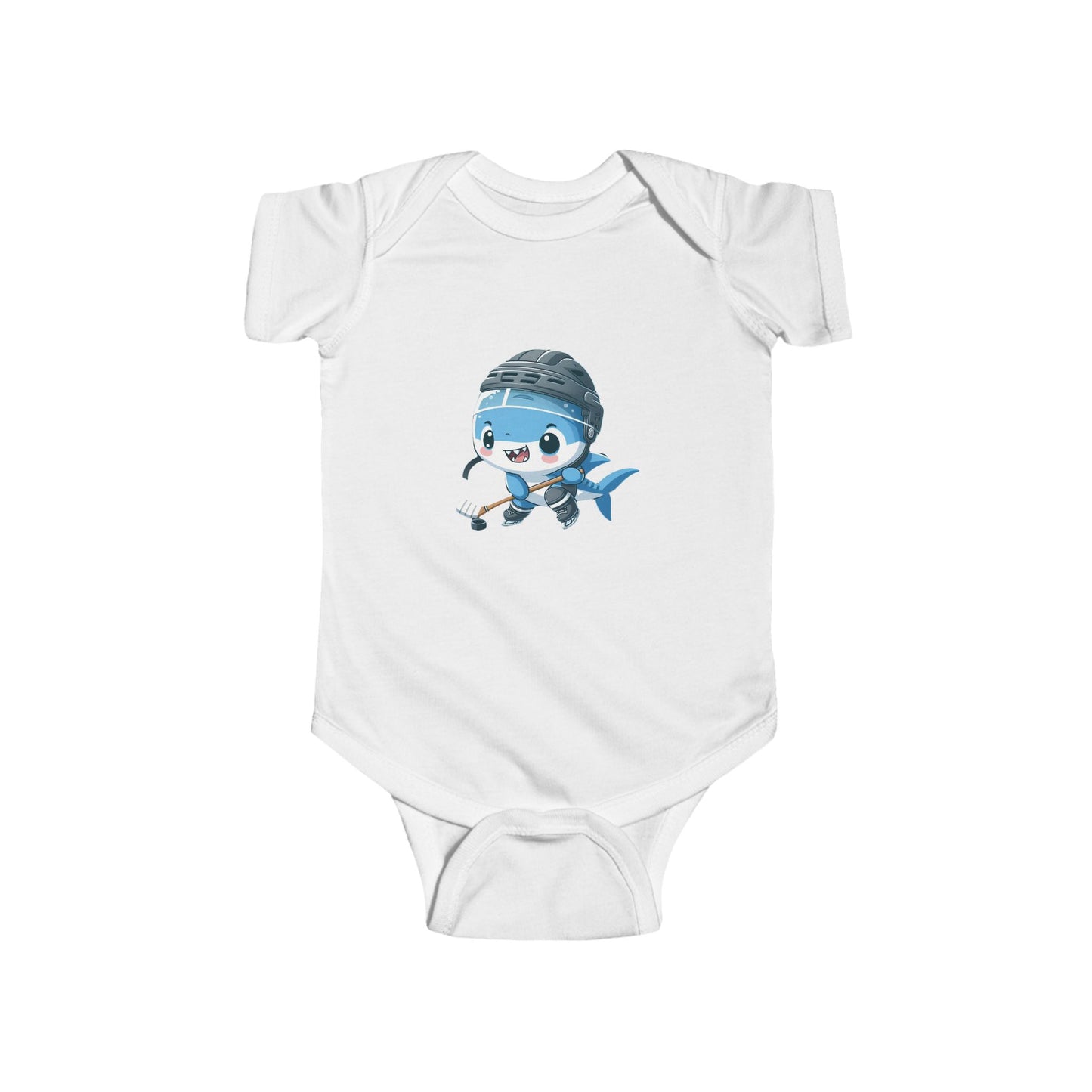 San Jose Hockey Mini Shark Player Infant Bodysuit