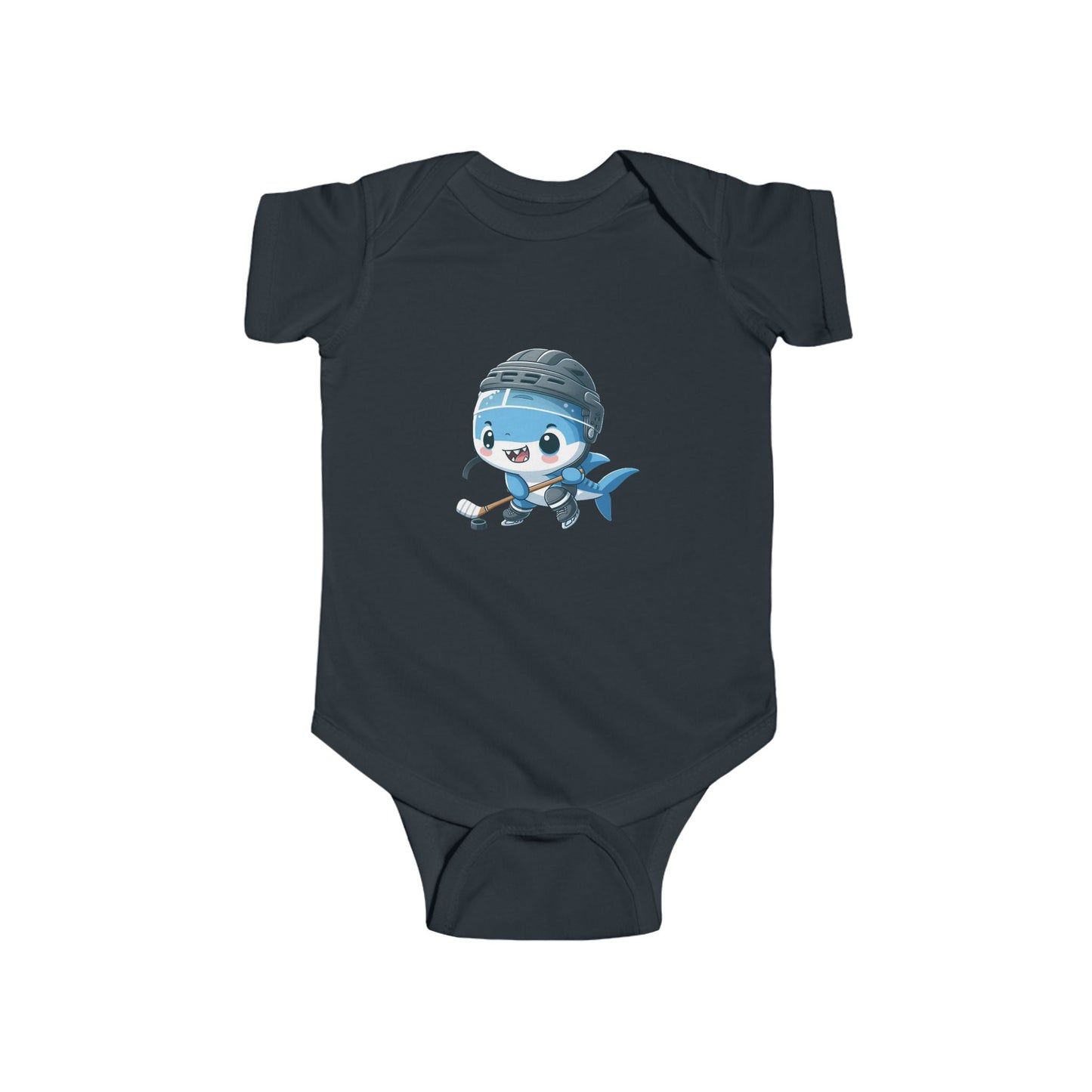San Jose Hockey Mini Shark Player Infant Bodysuit