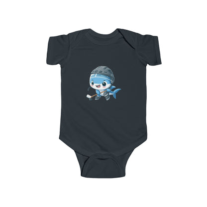San Jose Hockey Mini Shark Player Infant Bodysuit