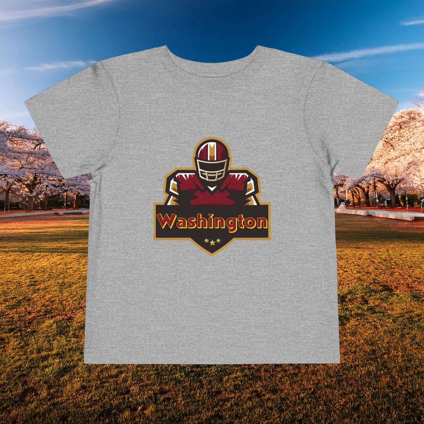 Washington Football Player Logo Toddler Tee