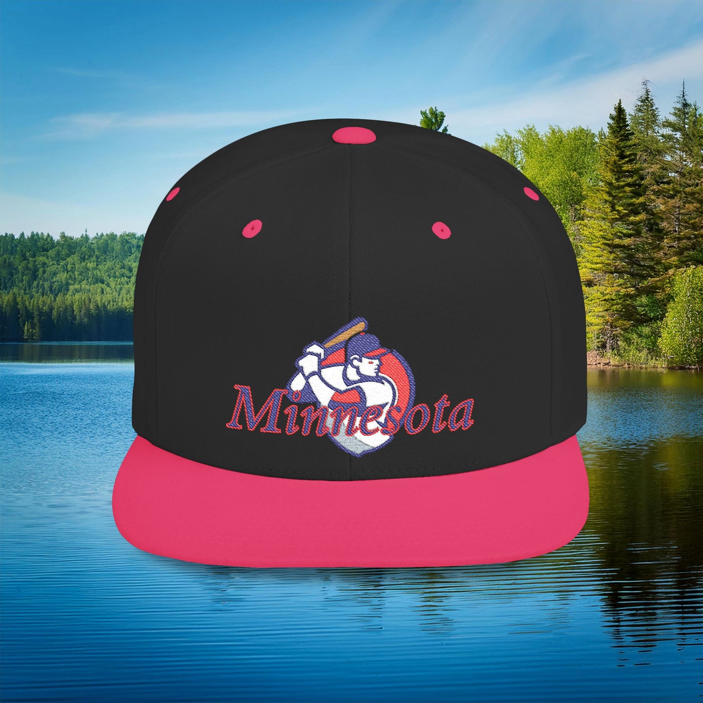 Minnesota Baseball Flat Bill Snapback